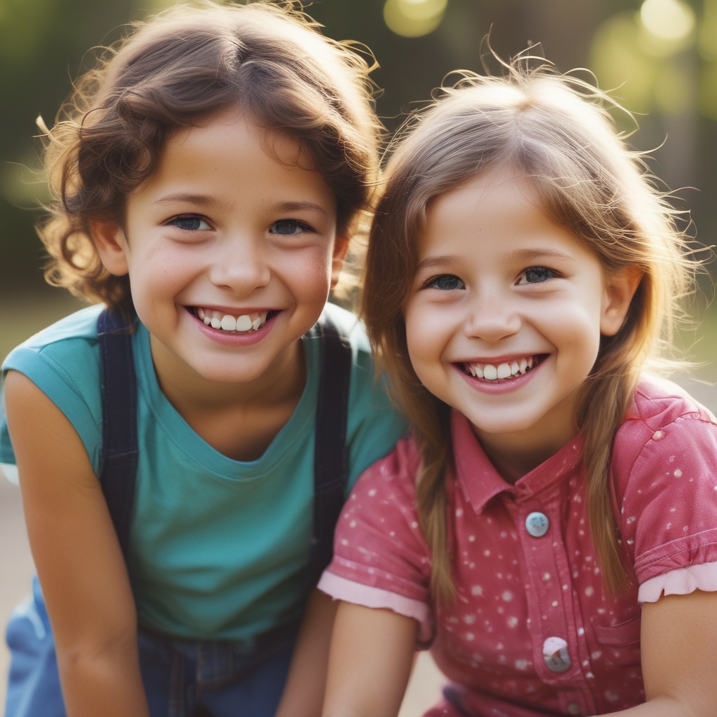 Children smiling